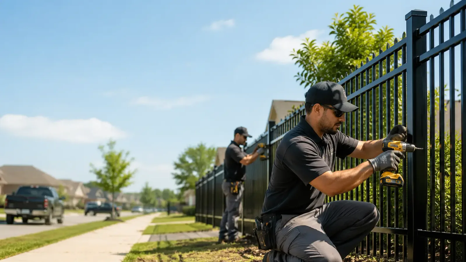 Metal Fence Installation in Mico, TX